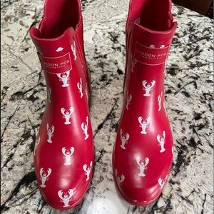 London Fog /rain boots